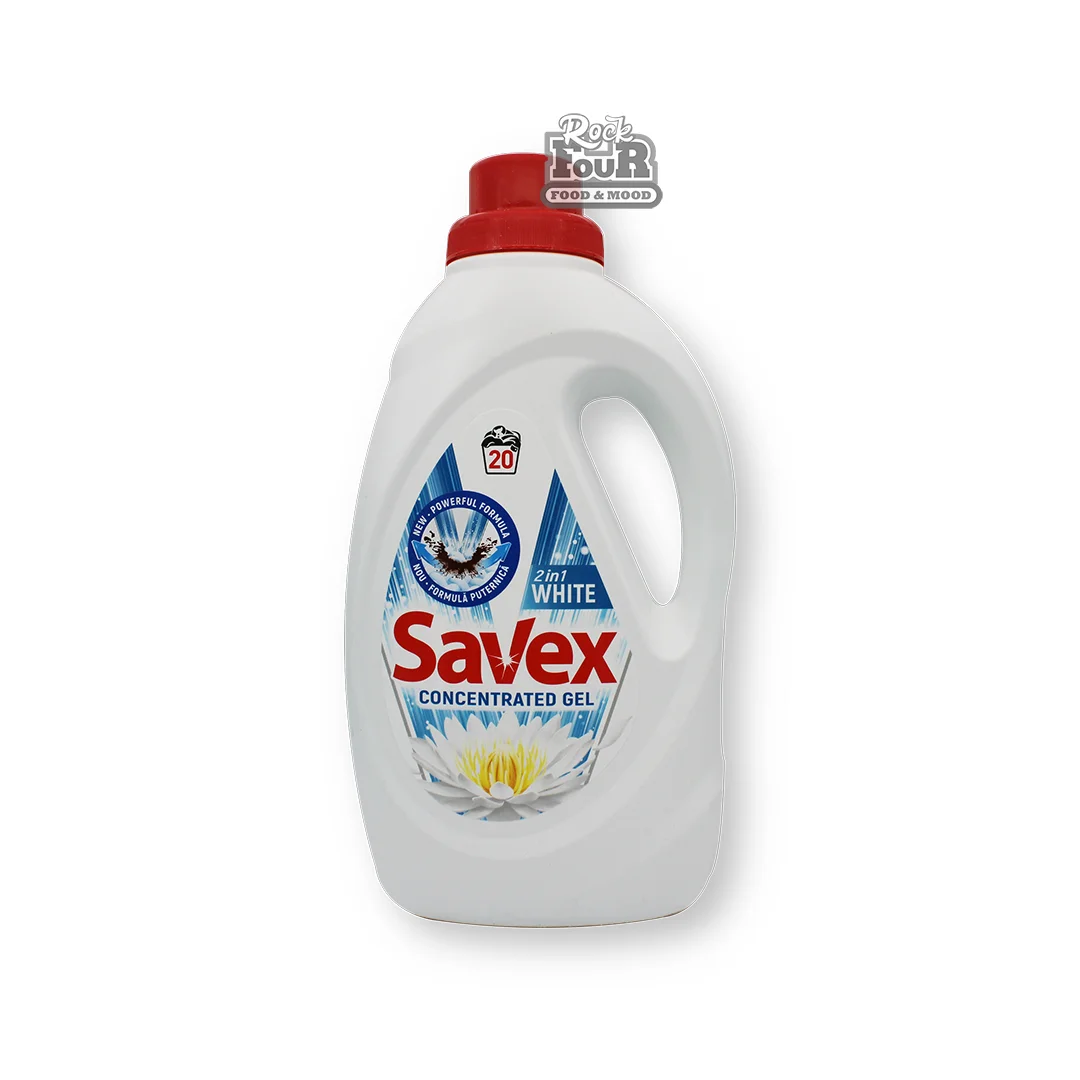 Լվացքի հեղուկ «Savex 2in1 White» 1.1լ